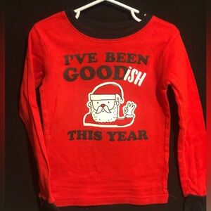 Carter’s “I’ve been goodish” Christmas long sleeve Size 5T Pajamas